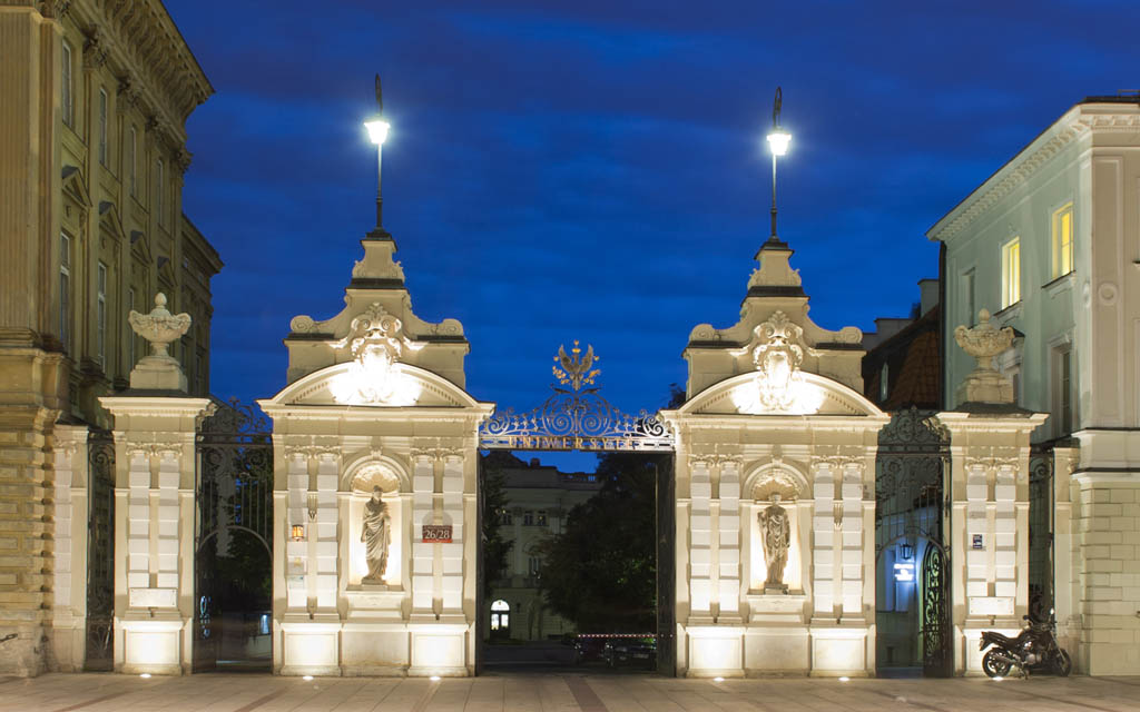 Brama główna fot. Mirosław Każmierczak ©Uniwersytet Warszawski